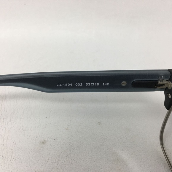 Guess GU1894 002 Designer Square Full Rim Glasses, Men's Matte Black 53-18-140 - Picture 16 of 16